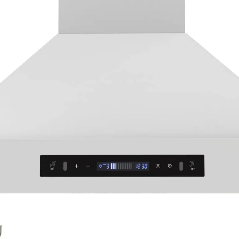 FORNO 30" Wall-Mounted Range Hood Wall Mount White 29.3" , 375 CFM - FRHWM5503-30