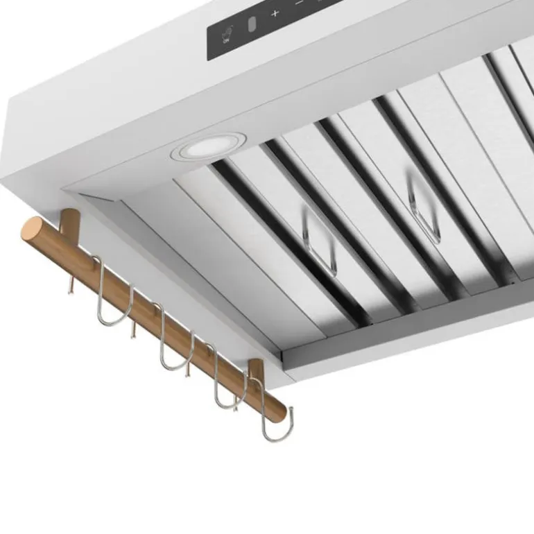 FORNO 30" Wall-Mounted Range Hood Wall Mount White 29.3" , 375 CFM - FRHWM5503-30
