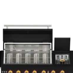 Forno All'Aperto Outdoor Kitchen with BBQ, Pizza Oven, Sink and Bar – 87,600 BTU