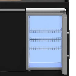 Forno All'Aperto Outdoor Kitchen with BBQ, Pizza Oven, Sink and Bar – 87,600 BTU