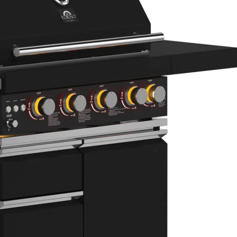 Forno All'Aperto Outdoor Kitchen with BBQ, Sink and Bar – 62 600 BTU