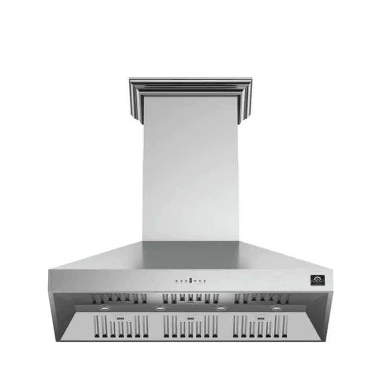 FORNO Chimney Range Hood Wall Mount Stainless 47.25" - FRHWM5094-48