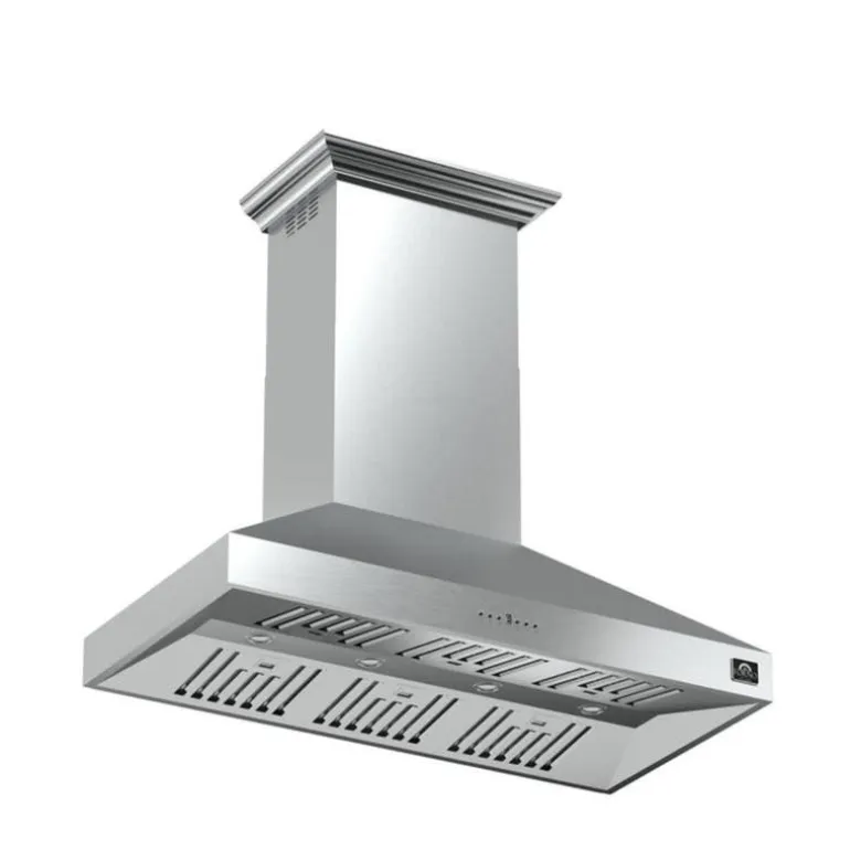 FORNO Chimney Range Hood Wall Mount Stainless 47.25" - FRHWM5094-48