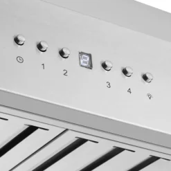 FORNO Chimney Range Hood Wall Mount Stainless 47.25