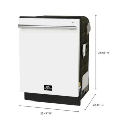 FORNO Dishwasher Built-In White 24.21" 52dB - FDWBI8035-24