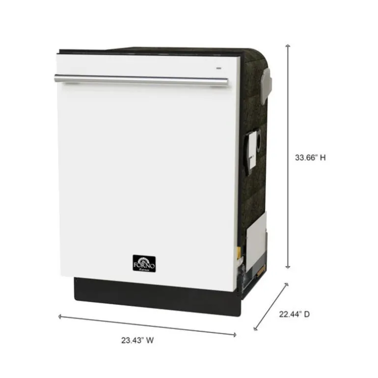 FORNO Dishwasher Built-In White 24.21" 52dB - FDWBI8035-24