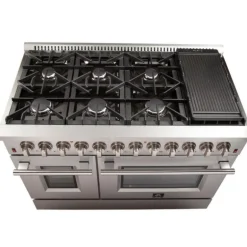 FORNO Dual Fuel Range Stainless 48