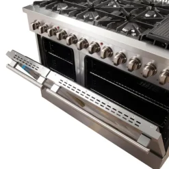FORNO Dual Fuel Range Stainless 48