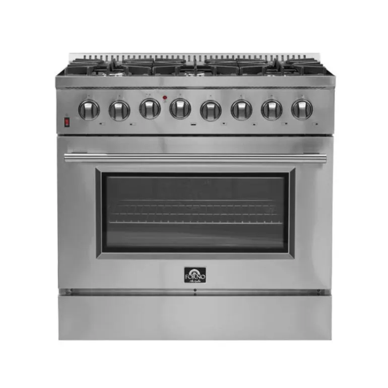 FORNO Dual Fuel Range Stainless 36" Dual Energy Gas - FFSGS6156-36