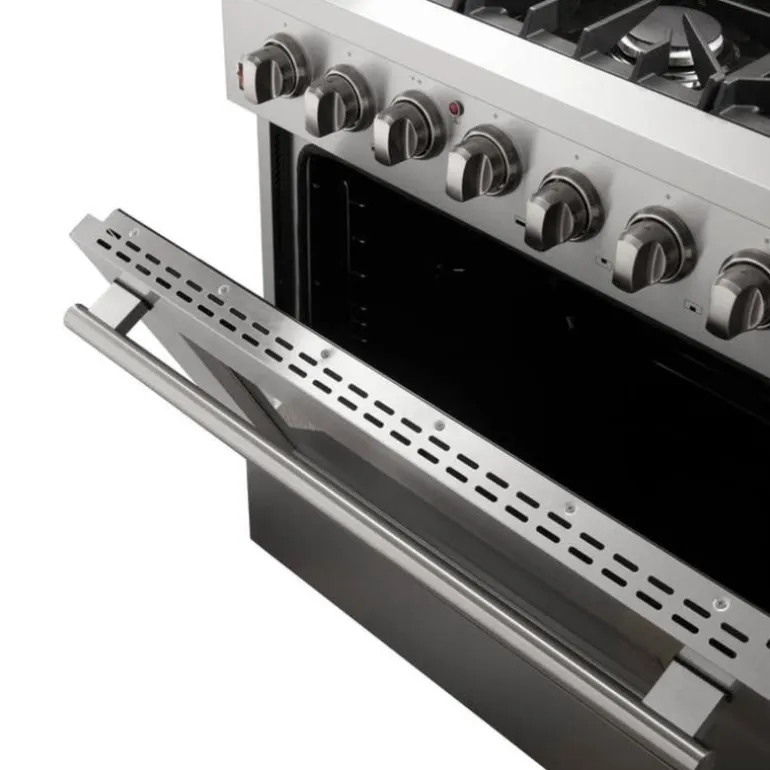 FORNO Dual Fuel Range Stainless 36" Dual Energy Gas - FFSGS6156-36
