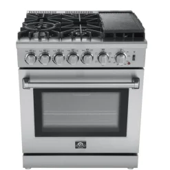 FORNO Dual Fuel Range Stainless 30