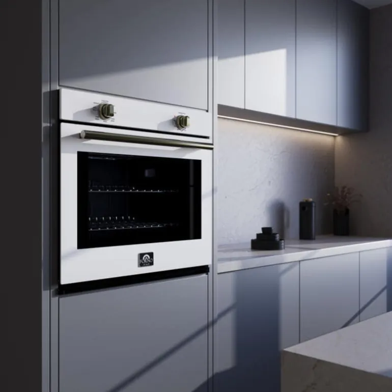 FORNO Electric Wall Over White 30" - FBOEL1370-30