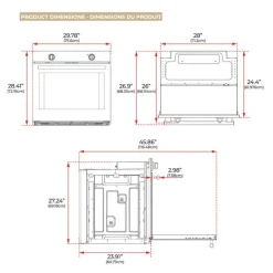 FORNO Electric Wall Over White 30