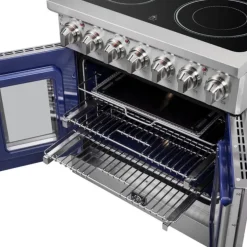 FORNO Freestanding Electric Range with French Doors Stainless 30