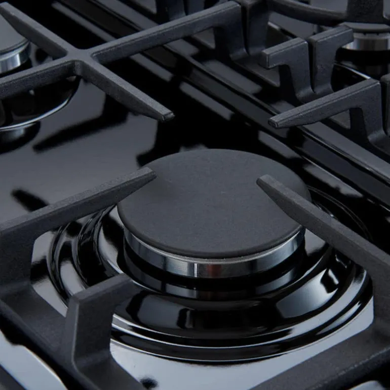 FORNO Gas Range Black 30" Electric Gas - FFSGS1116-30