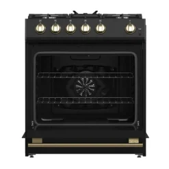 FORNO Gas Range Black 30