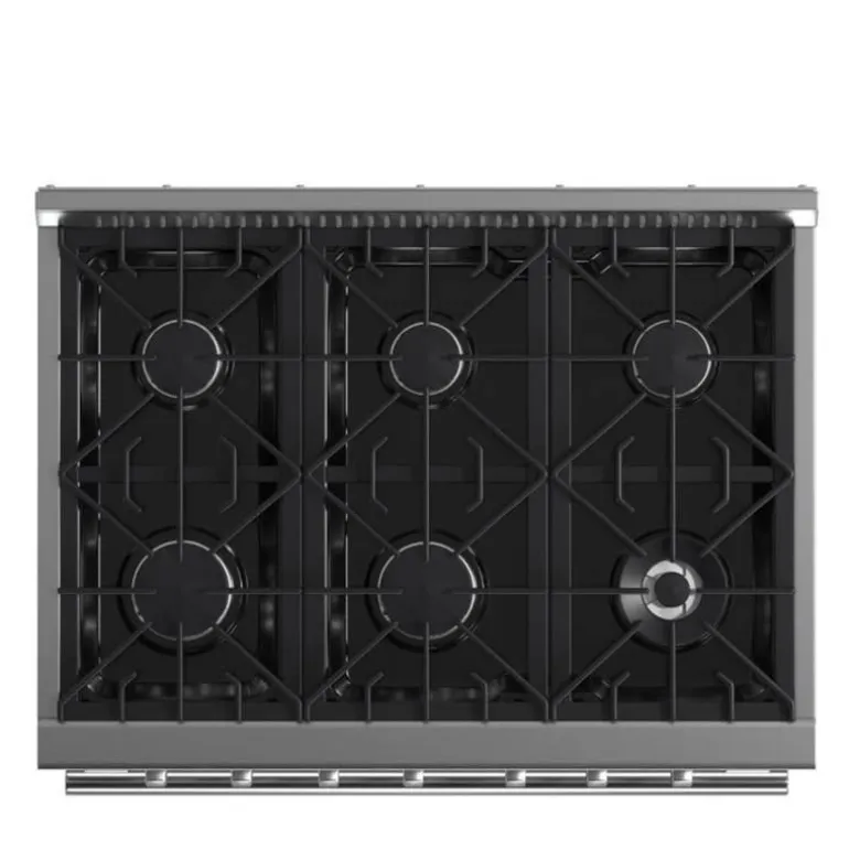 FORNO Gas Range Stainless 36" Electric Gas - FFSGS6244-36