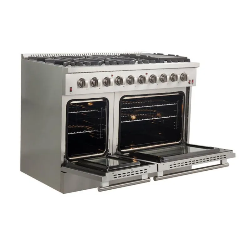 FORNO Gas Range Stainless 48" Electric Gas - FFSGS6244-48
