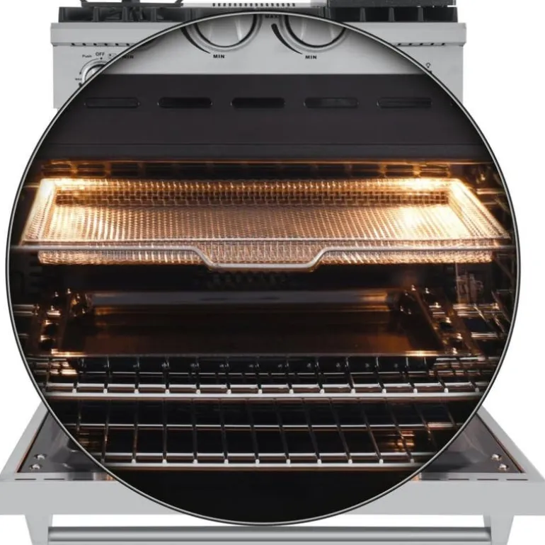 FORNO Gas Range Stainless 30" Electric Gas - FFSGS6276-30