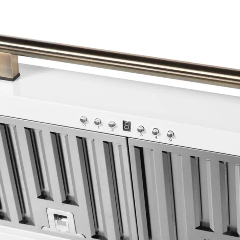 FORNO 30-inch Wall-Mounted Range Hood Wall Mount White 30" , 600 CFM - FRHWM5095-30