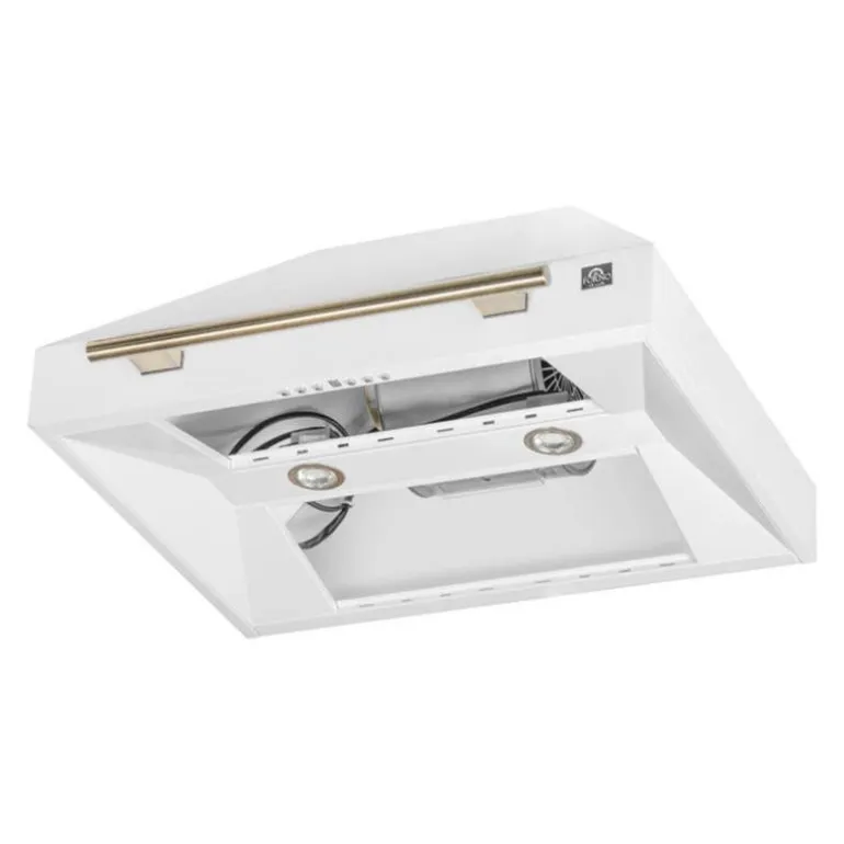 FORNO 30-inch Wall-Mounted Range Hood Wall Mount White 30" , 600 CFM - FRHWM5095-30