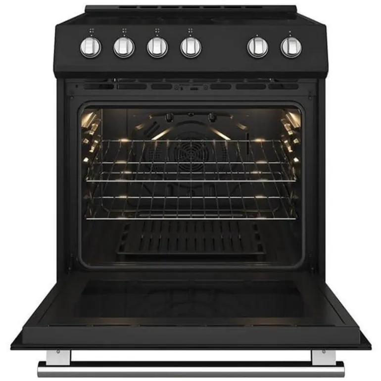 FORNO Range Black 30" Electric Glass-Ceramic - FFSEL6022-30