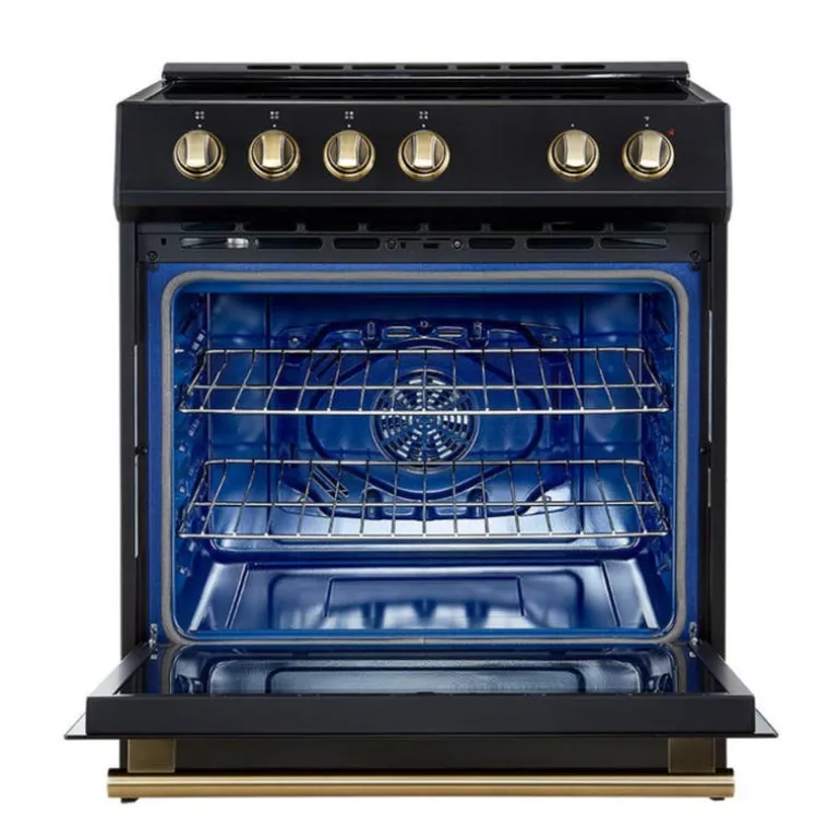 FORNO Range Black 30" Electric Induction - FFSIN0982-30