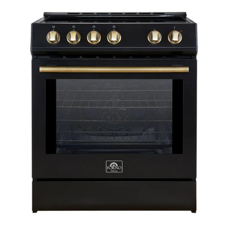 FORNO Range Black 30" Electric Induction - FFSIN0982-30