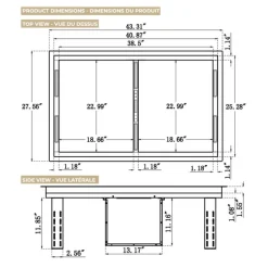 FORNO Range Hood Built-in Stainless 43.31