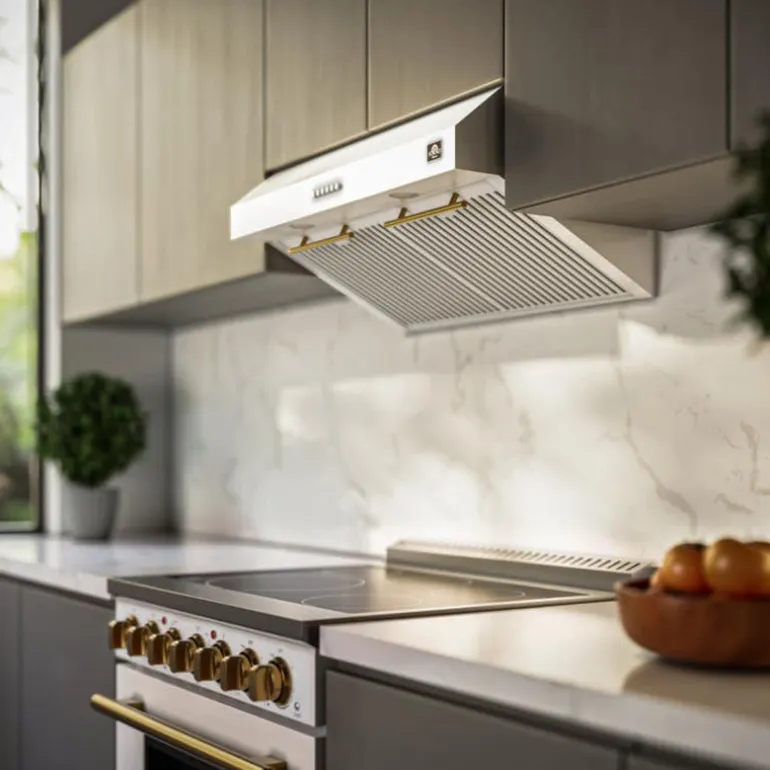 FORNO Range Hood Standard White 30" , 400 CFM - FRHUC5255-30