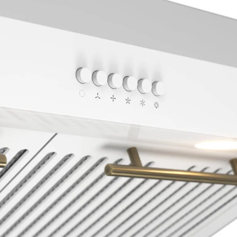 FORNO Range Hood Standard White 30" , 400 CFM - FRHUC5255-30