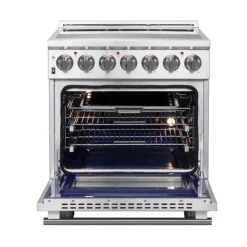 FORNO Range Stainless 30" Electric Gas - FFSEL6020-30