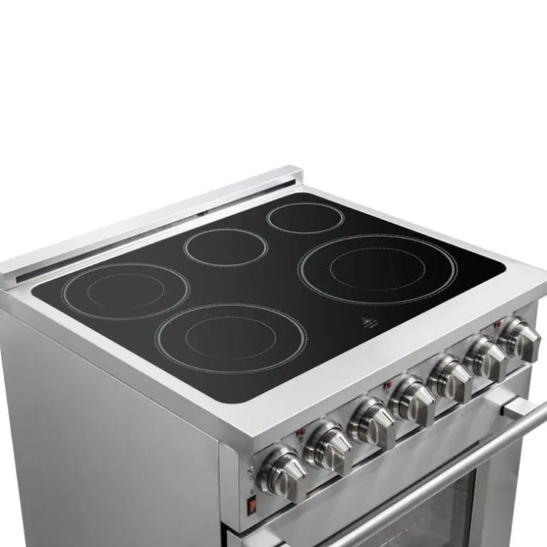 FORNO Range Stainless 30" Electric Gas - FFSEL6020-30