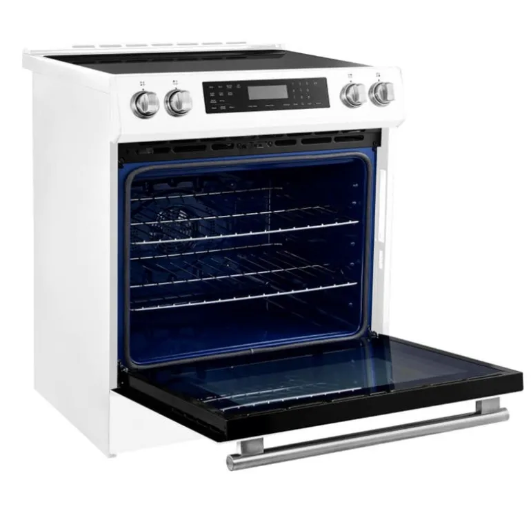 FORNO Range White 30" Electric Induction - FFSIN0905-30