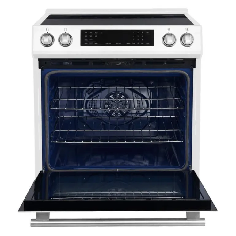 FORNO Range White 30" Electric Induction - FFSIN0905-30