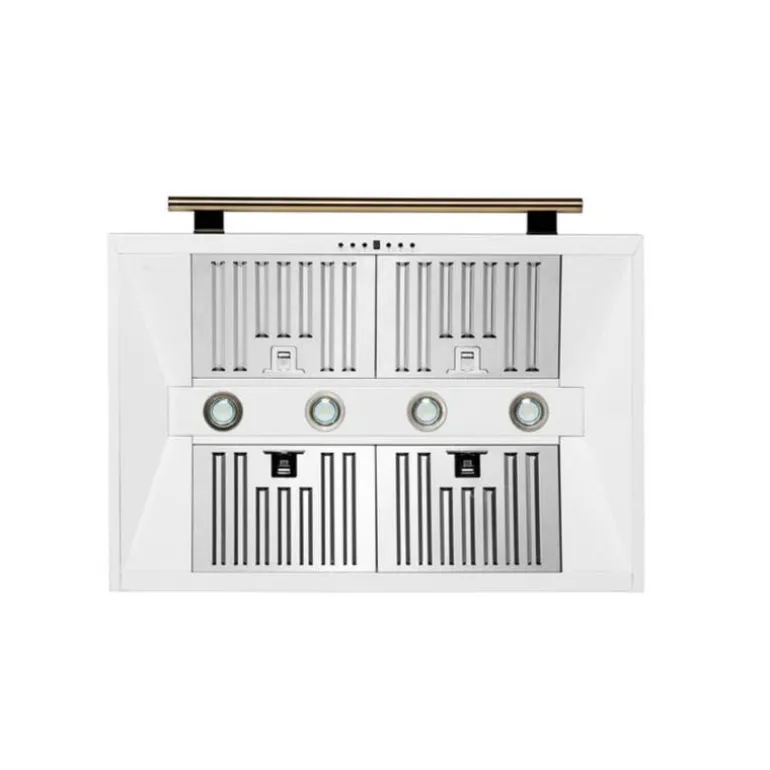 FORNO Wall-Mounted Range Hood 36" Wall Mount White 35.4" - FRHWM5095-36