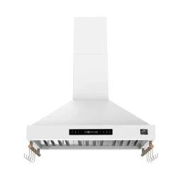 FORNO Wall-Mounted Range Hood Wall Mount White 35.2