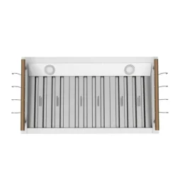 FORNO Wall-Mounted Range Hood Wall Mount White 35.2