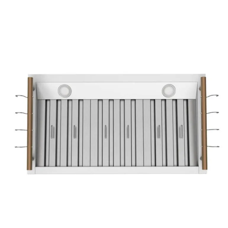 FORNO Wall-Mounted Range Hood Wall Mount White 35.2" , 375 CFM - FRHWM5503-36