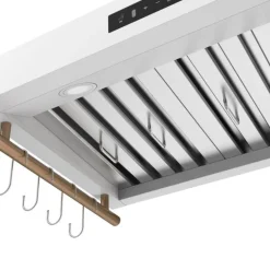 FORNO Wall-Mounted Range Hood Wall Mount White 35.2