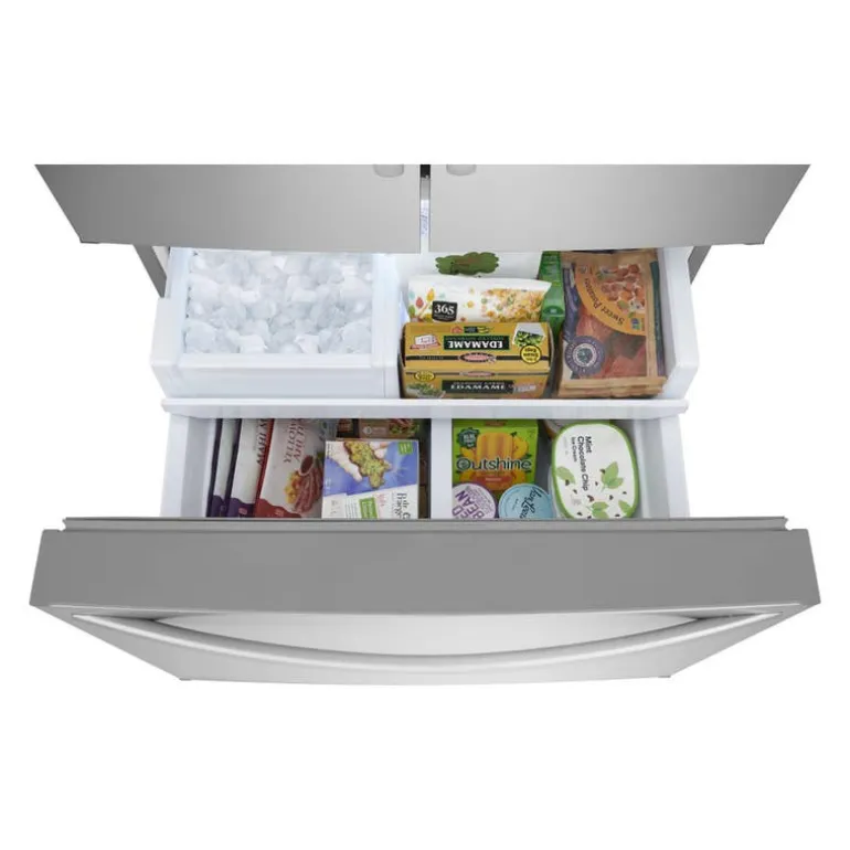 FRIGIDAIRE 28,8 36 In Cu Ft Refrigerator Stainless Bottom Freezer, French door - FRFN2813AF