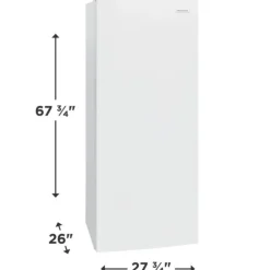 FRIGIDAIRE 13 cu. ft. 28 in Convertible Refrigerator/Freezer White All refrigerator, Convertible Freezer - FFUE1326AW