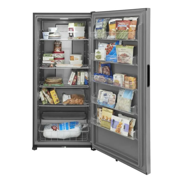 FRIGIDAIRE 20 Cu Ft 33 In Freezer Stainless, Vertical, 33" - FFUE2022AF