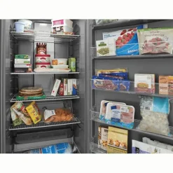 FRIGIDAIRE 20 Cu Ft 33 In Freezer Stainless, Vertical, 33