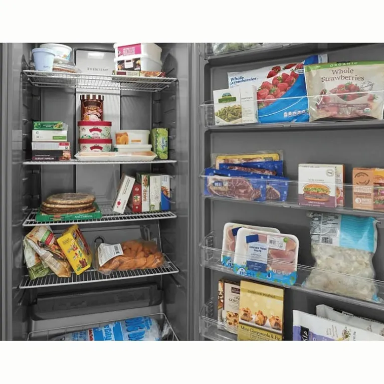 FRIGIDAIRE 20 Cu Ft 33 In Freezer Stainless, Vertical, 33" - FFUE2022AF