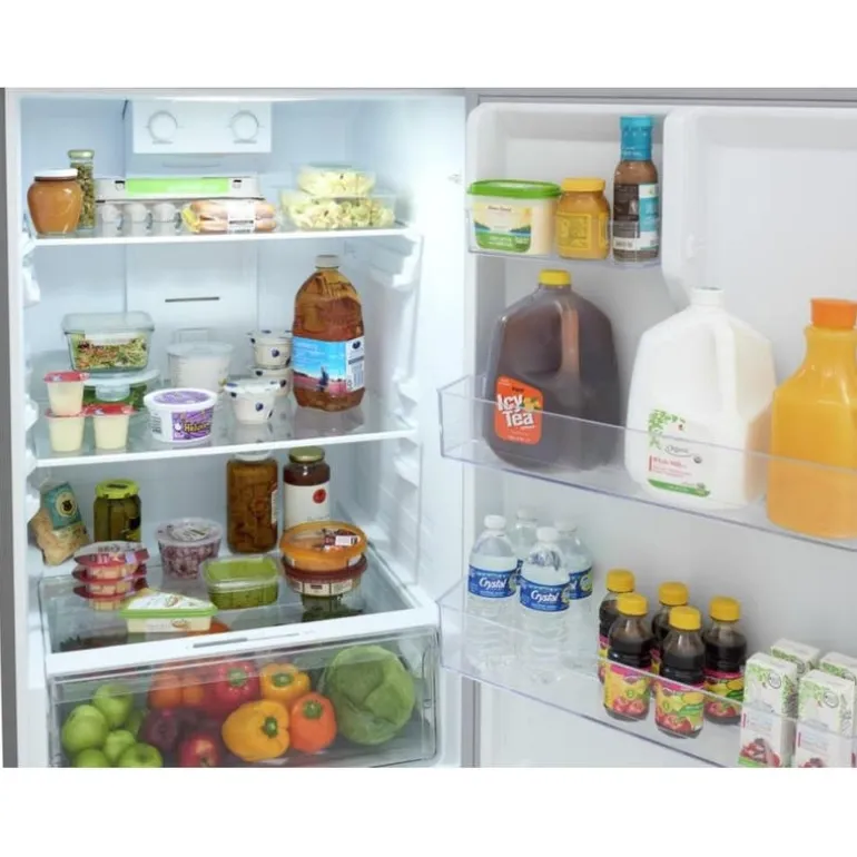 FRIGIDAIRE 16 Cu Ft 28 In Refrigerator Stainless Top Freezer - FRTE1622AS