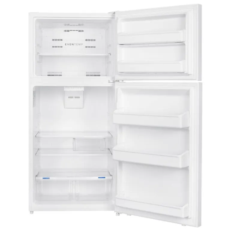 FRIGIDAIRE 18 Cu ft 30 In Refrigerator White Top Freezer - FFHT1814YW
