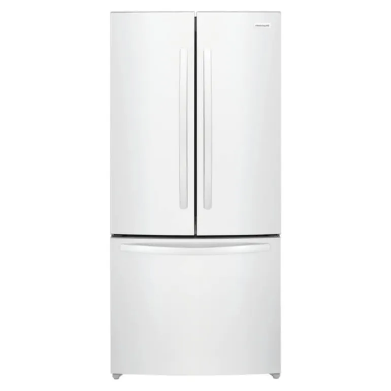 FRIGIDAIRE 18 Cu ft 32 In Refrigerator White Bottom Freezer, French door - FRFG1723AW