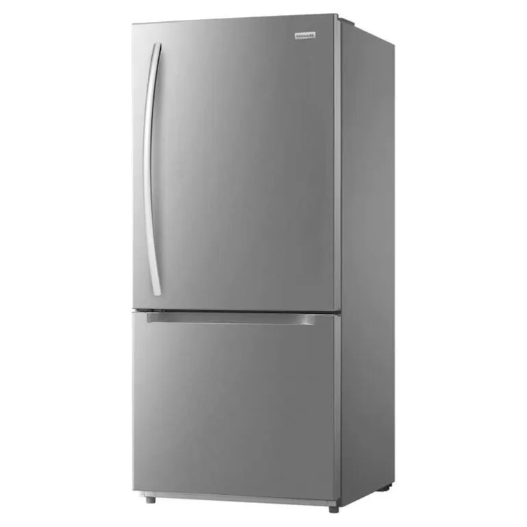 FRIGIDAIRE 19 Cu ft 30 In Refrigerator Stainless Bottom Freezer - FRBE1925AF