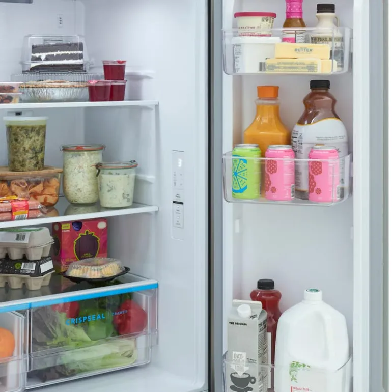 FRIGIDAIRE 20 Cu ft 33 In Refrigerator Stainless Bottom Freezer, French door - FRFG2033AV